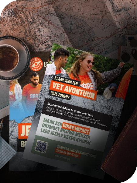 Expeditie BAAS door Sociaal Reclame bureau Joofle Impact in Gorinchem